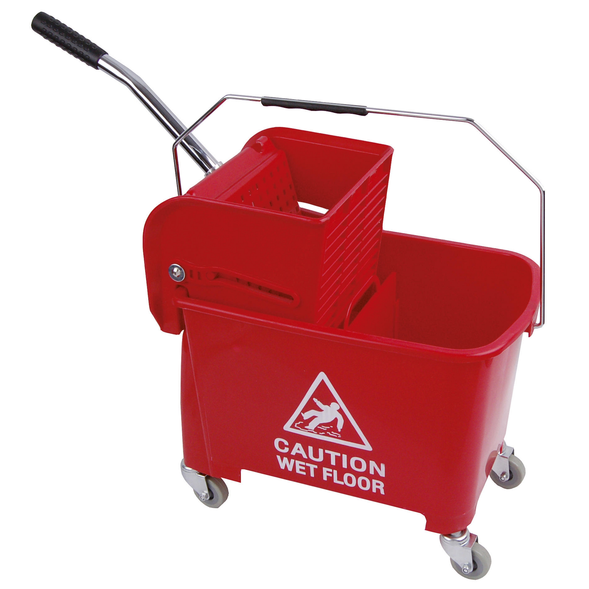 Classmates Speedy Mop Bucket and Wringer - Red